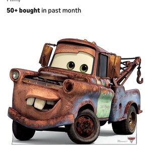 Disney Pixar Cars Mater Rusty Tow Truck Graphic